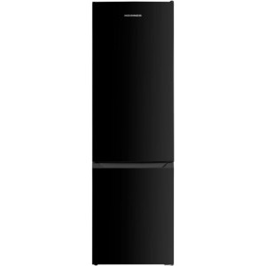 Combina frigorifica Heinner HC-HM262BKE++, 262 L, Clasa E, Control electronic, Iluminare LED, Negru