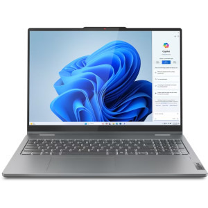 Lenovo 16'' IdeaPad 5 2-in-1 16AHP9, WUXGA IPS Touch, Procesor AMD Ryzen™ 7 8845HS (16M Cache, up to 5.1 GHz), 16GB LPDDR5X, 1TB SSD, AMD Radeon 780M, Win 11 Home, Luna Grey