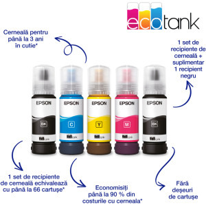 Epson EcoTank L1270, InkJet CISS, Color, Format A4, Wi-Fi