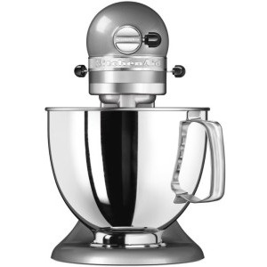 KitchenAid Mixer cu bol Artisan 5KSM125ECU, 300 W, Contour Silver, 4.8 L / 3L, Gri