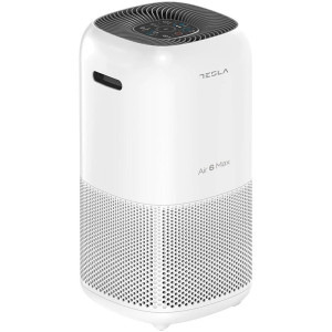 Tesla Purificator Air6 MAX, CADR 400 m3/h, Wi-Fi, Senzor calitate aer, Sleep Mode, Timer, Filtru HEPA+Carbon Activ+Catalyst, Lumina UV-C, Alb