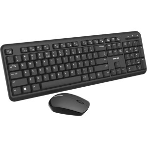Canyon Velvet tread Tastatura + Mouse CNS-HSETW02 Wireless Black