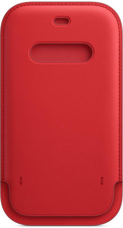 Apple Husa de protectie, material piele, cu MagSafe pentru iPhone 12/12 Pro, culoare Red