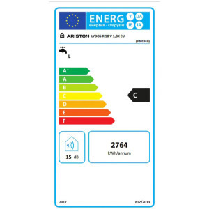 Ariston electric Lydos R 50L, 1800W, rezervor emailat cu Titan
