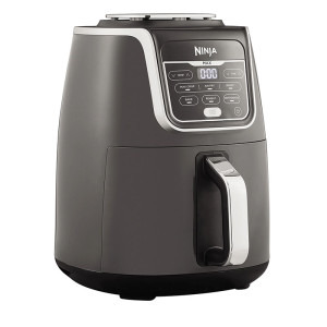 Ninja Friteuza cu aer cald AF160EU, 1750W, 5.2L, 6 functii de gatit, Negru