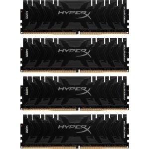 HyperX Predator Black 64GB DDR4 3000MHz CL15  Quad Channel Kit