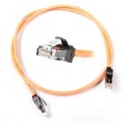 Cablu retea Aginode Patch cord Cat 6a LSZH 1m orange