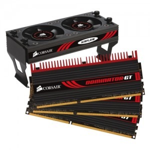 Corsair Dominator GT 6GB DDR3 2000MHz CL8 + ventilator Triple Channel Kit