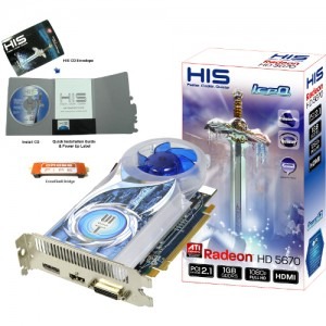 HIS Radeon HD5670 IceQ 1GB GDDR5 128-bit