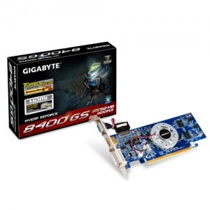 GIGABYTE GeForce 8400GS 128MB DDR3 TurboCache 64-bit