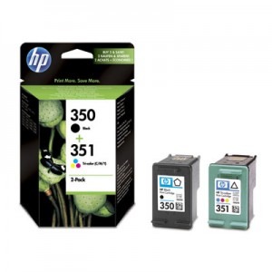 HP Pachet 350 Black + 351 3 culori