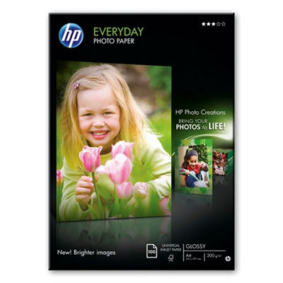 Hartie HP Everyday Glossy Photo A4 100 coli