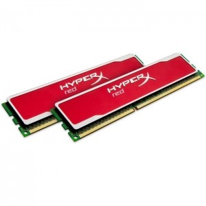 HyperX Red 8GB DDR3 1600MHz CL9 Dual Channel Kit XMP ready