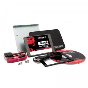 Kingston SSDNow KC300 240GB SATA-III 2.5 inch Upgrade Bundle Kit