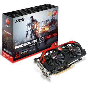 MSI Radeon R9 270 Gaming Twin Frozr IV OC 2GB GDDR5 256-bit Battlefield 4
