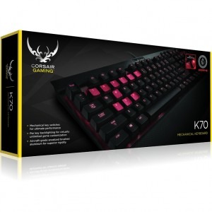 Corsair K70 - Red LED - Cherry MX Red - Layout EU Mecanica