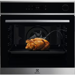 Cuptor incorporabil Electrolux EOC8P39WX, Electric, 72 L, Autocuratare pirolitica, SteamCrisp, Grill, Timer, Clasa A+, Inox