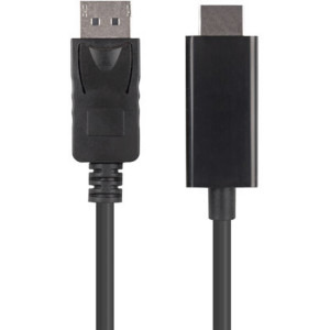 Cablu video Lanberg DisplayPort v1.1 Male - HDMI Male, 5m, negru