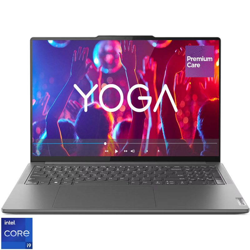 Ultrabook Lenovo 16'' Yoga Pro 9 16IRP8, 3.2K Mini LED 165Hz, Procesor Intel® Core™ i9-13905H (24M C