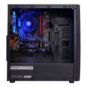 PC Gaming Corvus, AMD Ryzen 3 2200G 3.5GHz, 4 nuclee, 8GB DDR4