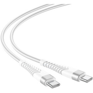 Lamtech Unbreakable, USB-C Male la USB-C Male, 2 m, White
