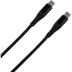 Lamtech Unbreakable, USB-C Male la USB-C Male, 2 m, Black