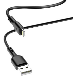 Lamtech USB Male la Lightning Male, 2.1A 2 m, Black