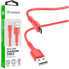 Cablu de date / adaptor Lamtech USB Male la microUSB Male, 2.1A 1 m, Red