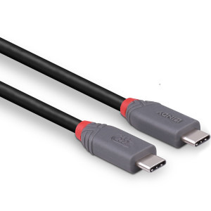 LINDY Anthra, USB4 Tip C Male - USB4 Tip C Male, 2m, negru-gri