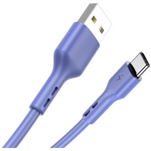 Lamtech USB Male la USB-C Male, 2.1A 1 m, Blue