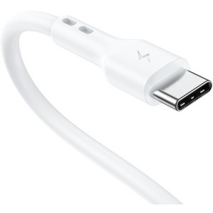 Lamtech USB-C Male la USB-C Male, 100W 1 m, White, amperaj maxim suportat 5A