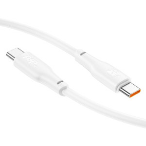 Lamtech USB-C Male la USB-C Male, 60W 1 m, White