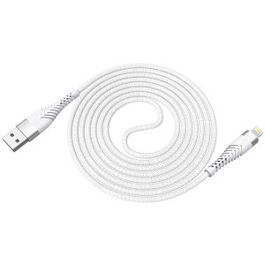 Lamtech Unbreakable, USB Male la Lightning Male, 2 m, Silver