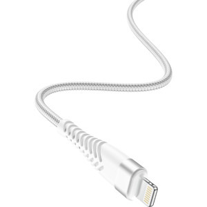 Lamtech Unbreakable, USB Male la Lightning Male, 2 m, Silver