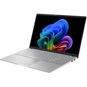 ASUS 15.6'' Vivobook S 15 OLED S5507QA, 3K 120Hz, Procesor Qualcomm Snapdragon X Elite X1E-78-100, 16GB LPDDR5X, 1TB SSD, Qualcomm Adreno, Win 11 Pro, Cool Silver