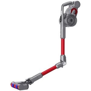Jimmy vertical fara fir H9 Flex, motor digital fara perii de 550W, baterie detasabila, tub metalic flexibil, Rosu, 0.6L