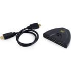 Adaptor Gembird Switch HDMI 1.4, 3x HDMI In, 1x HDMI Out, negru