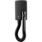 Uscator de par Valera Hotello Super AC Matt Black, montare pe perete, 1400W, Negru