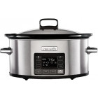 Crock-Pot Slow cooker CSC066X-01, 240W, 5.6L, Inox/Negru