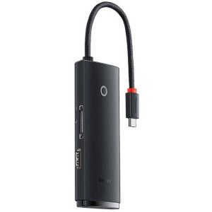 Baseus MultiPort Hub WKQX050001, USB Tip C, 6-in-1, redare 4K