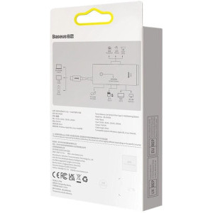 Baseus MultiPort Hub WKQX050102, USB Tip C, 6-in-1, redare 4K