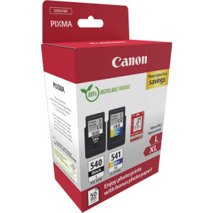Canon Cartus PG-540L + CL-541XL + Hartie foto GP-501 50 de coli Value Pack