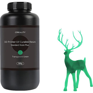CREALITY Rasina Standard Plus, UV Curable, Transparent Green, 0.5 kg