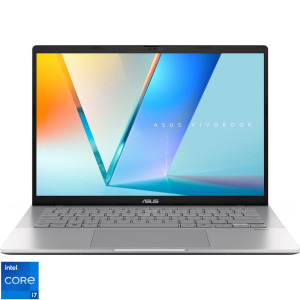Laptop ASUS 14 Vivobook S14 S3407VA, WUXGA, Procesor Intel® Core™ i7-13620H (24M Cache, up to 4.90 GHz), 16GB DDR5, 1TB SSD, Intel UHD, No OS, Cool Silver