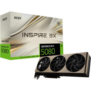 MSI GeForce RTX 5080 INSPIRE 3X OC 16GB GDDR7 256-bit DLSS 4.0