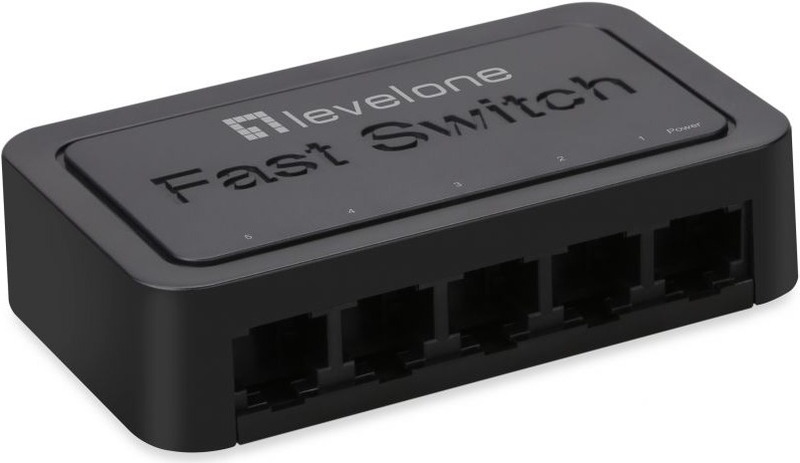 Switch LevelOne FEU-0512 Black