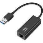 Adaptor LevelOne 1x USB-A Male - 1x RJ45 Female, Black