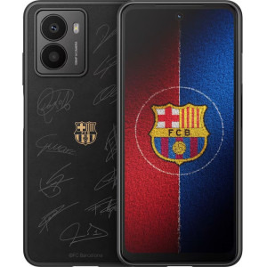 Smartphone HMD Fusion Barça, 128GB, 6GB RAM, Dual SIM, 5G, Tri-Camera, Noir (gravat cu semnaturile fotbalistilor)