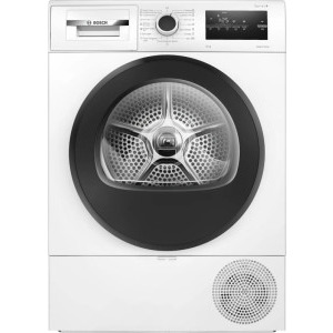 Bosch WTH83255BY, Pompa de caldura, 8 kg, Clasa D, AutoDry, SensitiveDrying, Alb