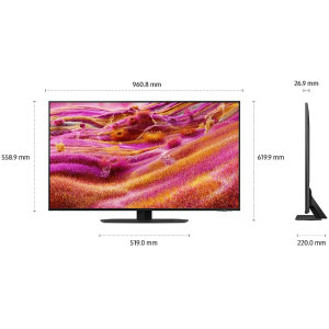 Samsung Smart TV Neo QLED QE43QN90F Seria QN90F 108cm negru 4K UHD HDR